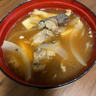 鯖と豆腐のあったか健康味噌汁